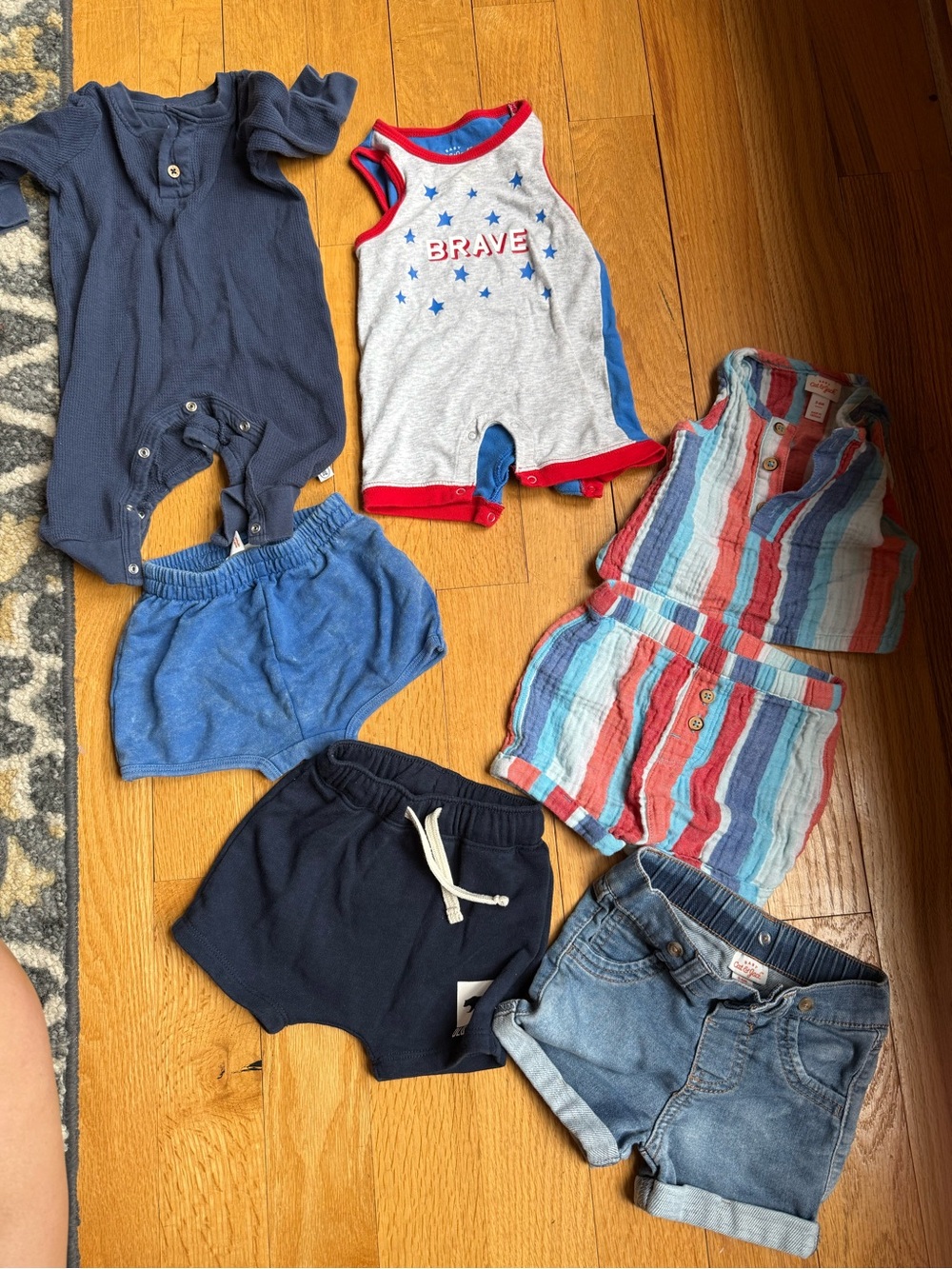 3-6 mo Red White & Blue Bundle